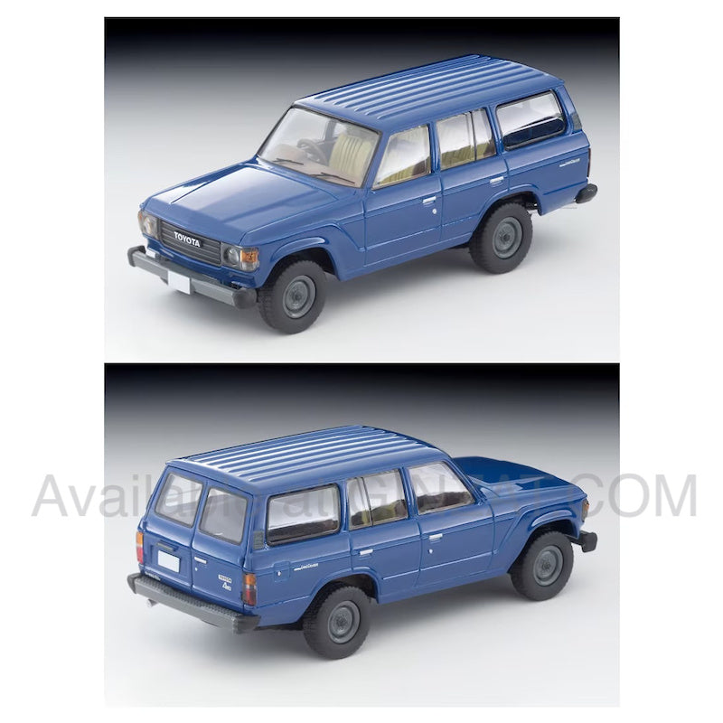 Toyota Land Cruiser 60 Standard Blue, Tomytec Tomica Limited Vintage Neo diecast model car LV-N279d