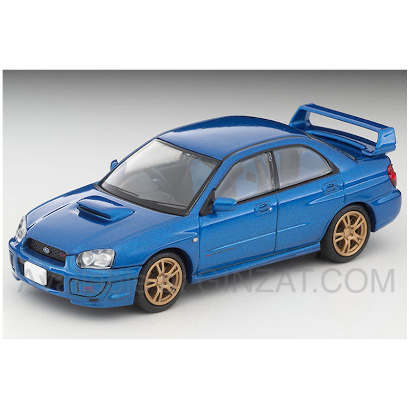 Subaru Impreza WRX STi Blue 2003, Tomytec Tomica Limited Vintage Neo LV-N336a diecast model car