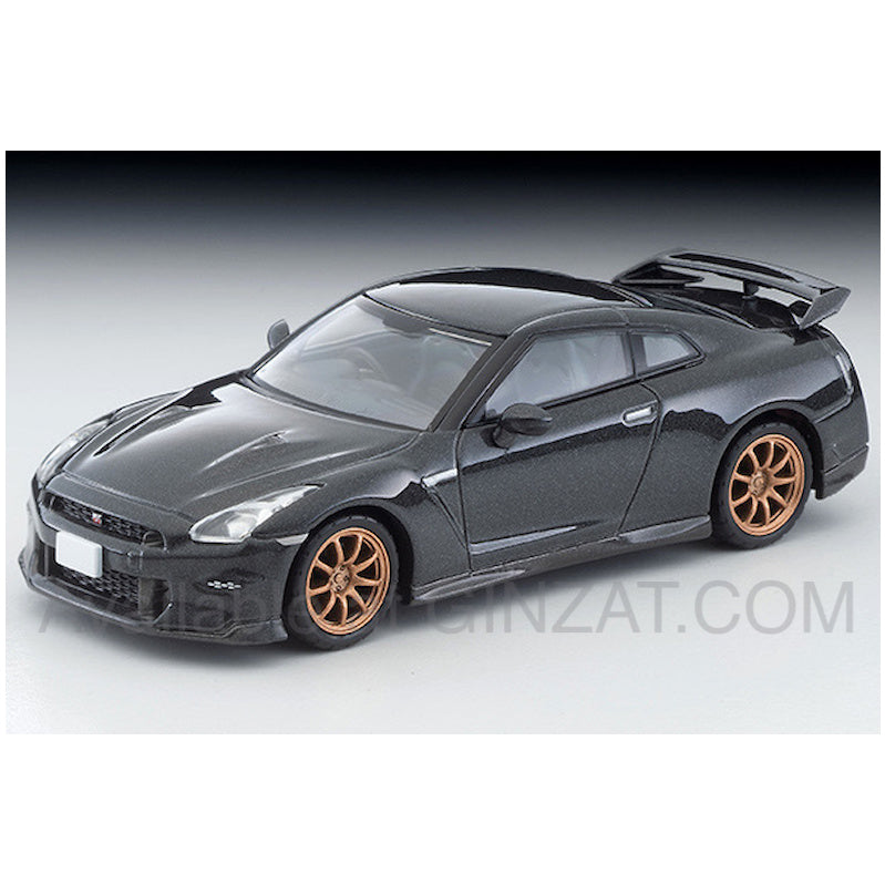 Nissan GT-R Premium Edition T-spec 2024 Model Black, Tomytec Tomica Limited Vintage Neo LV-N316d diecast model car