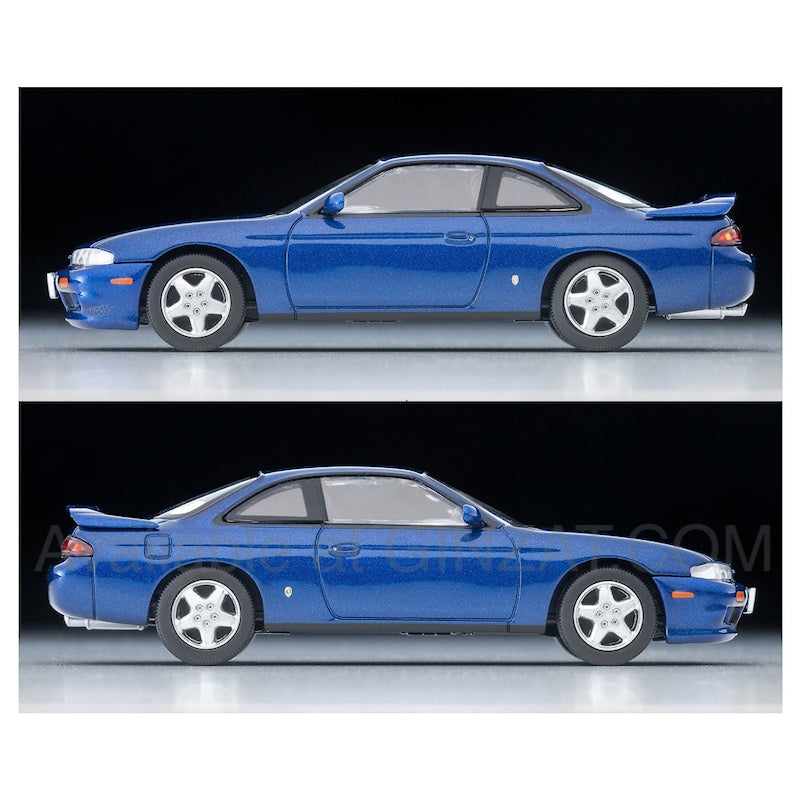 Nissan Silvia K’s Aero (Purplish Blue, 1995), Tomytec Tomica Limited Vintage Neo LV-N333c diecast model car