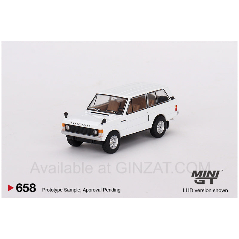 Ranger Rover Davos White, Mini GT No. 658 diecast model car