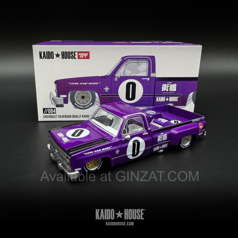 Modellino Kaido House 1/64 – Chevrolet Silverado Dually Kaido V1 KHMG084, Usato