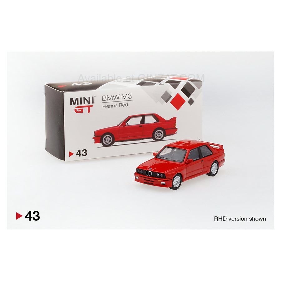 ミニカー MINI GT  M3 Henna Red 43 BMW M3 Henna Red, MINI GT No.43 diecast model car – GINZAT