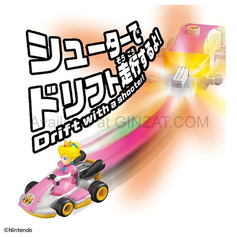 Mario Kart Drift Starter Set: Peach & Standard Kart, Drift Tomica