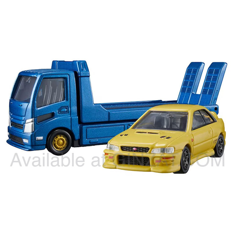 Tomica Premium Tomica Transporter Subaru Impreza WRX Type R Sti (Yellow)