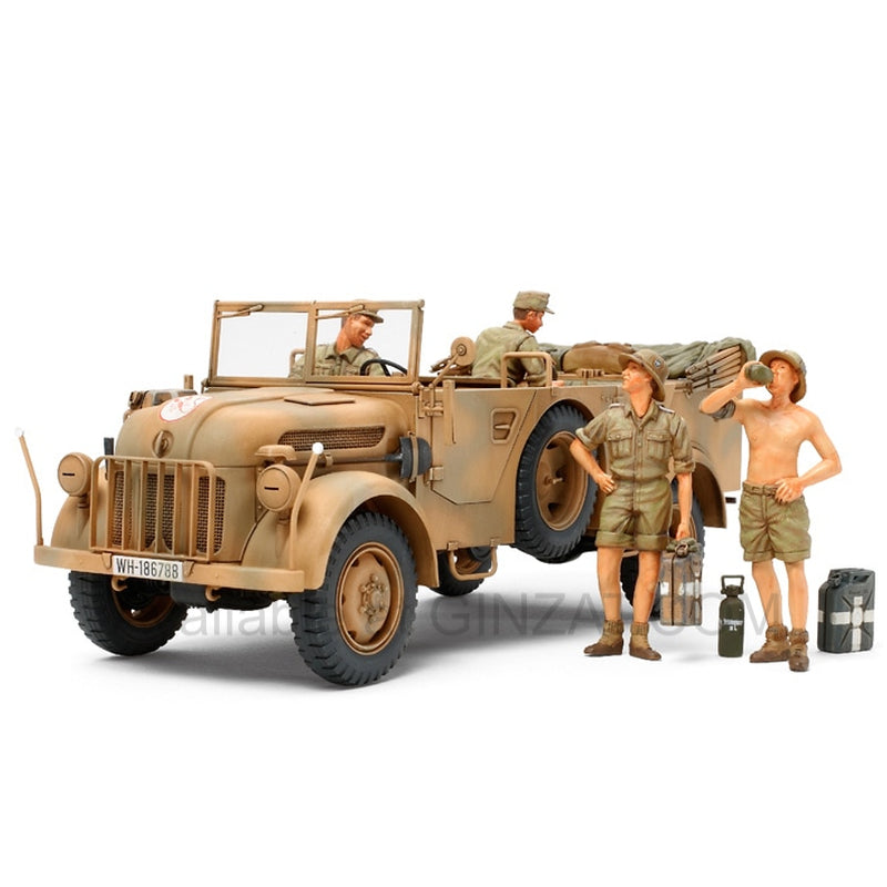 Tamiya 1/35 Scale German Steyr Type 1500A/01 & Africa Corps Infantry At Rest