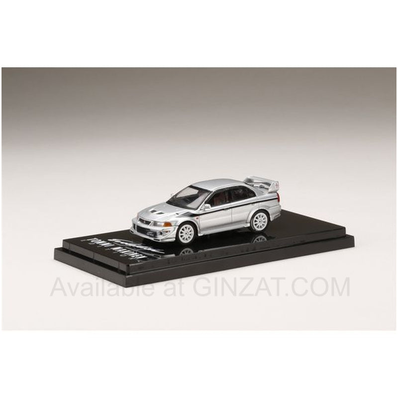 Mitsubishi Lancer GSR Evolution 6 (T.M.E.) Special Coloring Package (GF-CP9A) Silver, Hobby Japan diecast model car
