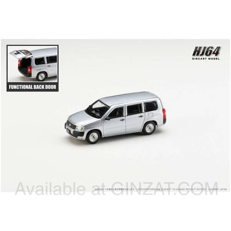 Toyota Probox Custom Version White w/Roofcarrier, Hobby Japan 1/64 diecast model car