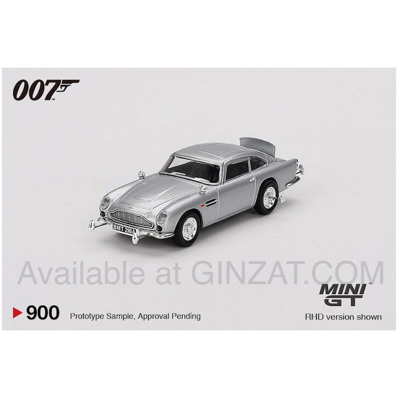 Aston Martin DB5 "Goldfinger" English Version Package, Mini GT diecast model car
