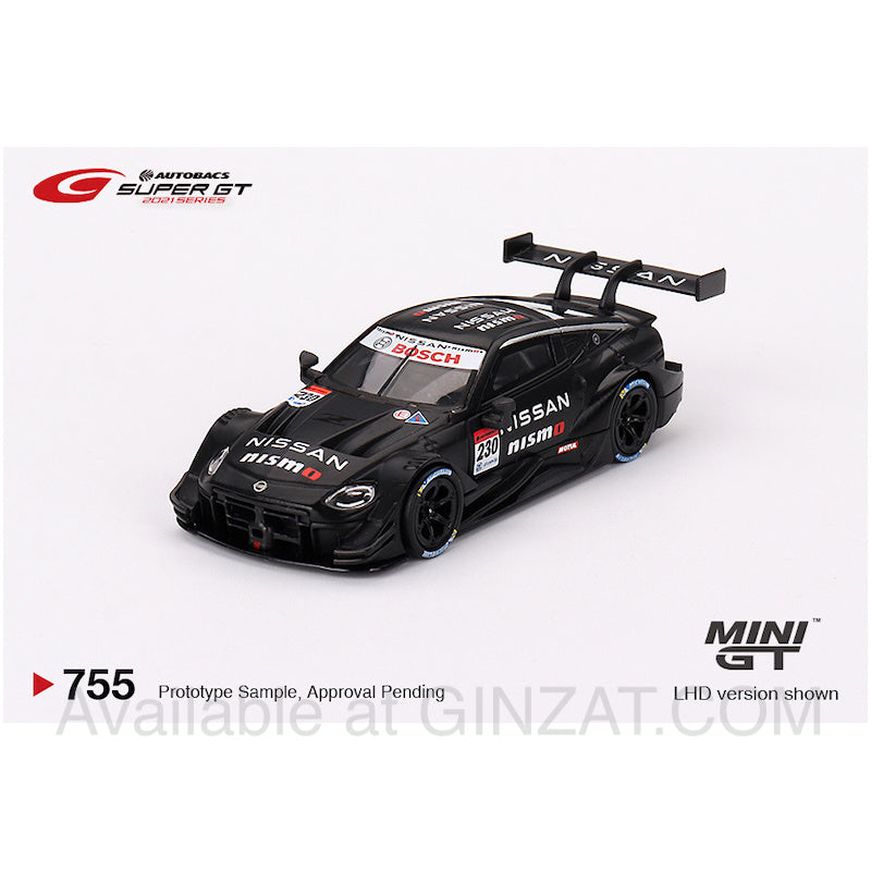 Nissan Z GT500 #230 2021 NISMO Presentation, MINI GT No.755 diecast model car