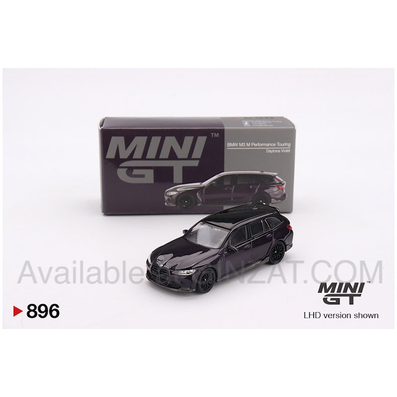 BMW M3 M Performance Touring Daytona Violet (RHD), MINI GT No.896 diecast model car