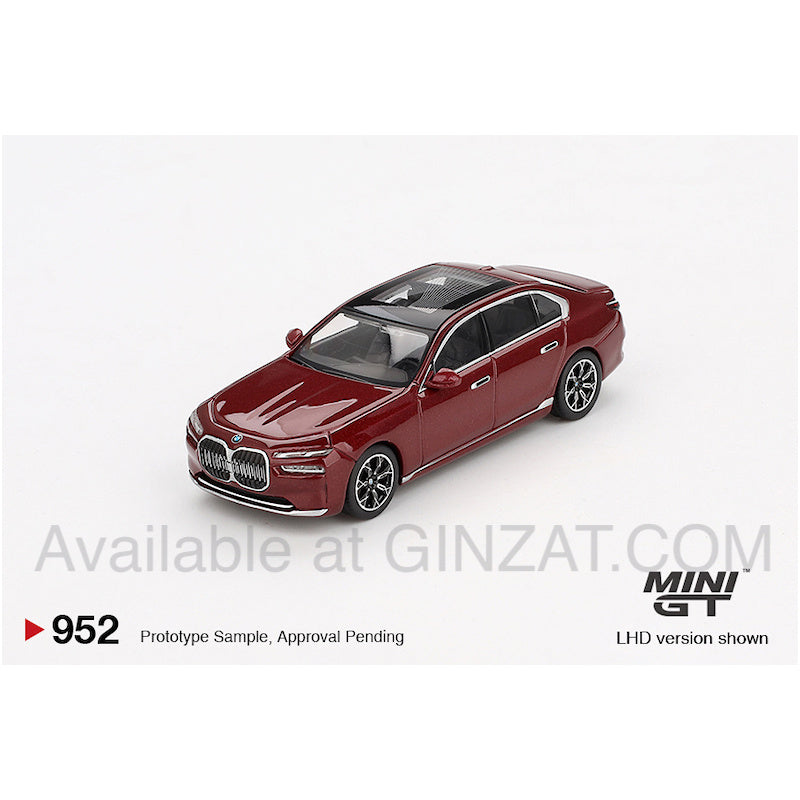 BMW i7 xDrive60 Aventurin, MINI GT No.952 diecast model car