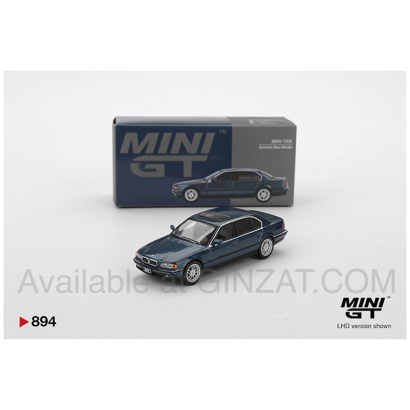 MINI GT 1/64 No. 894 BMW 750IL Sorrento Blue Metallic