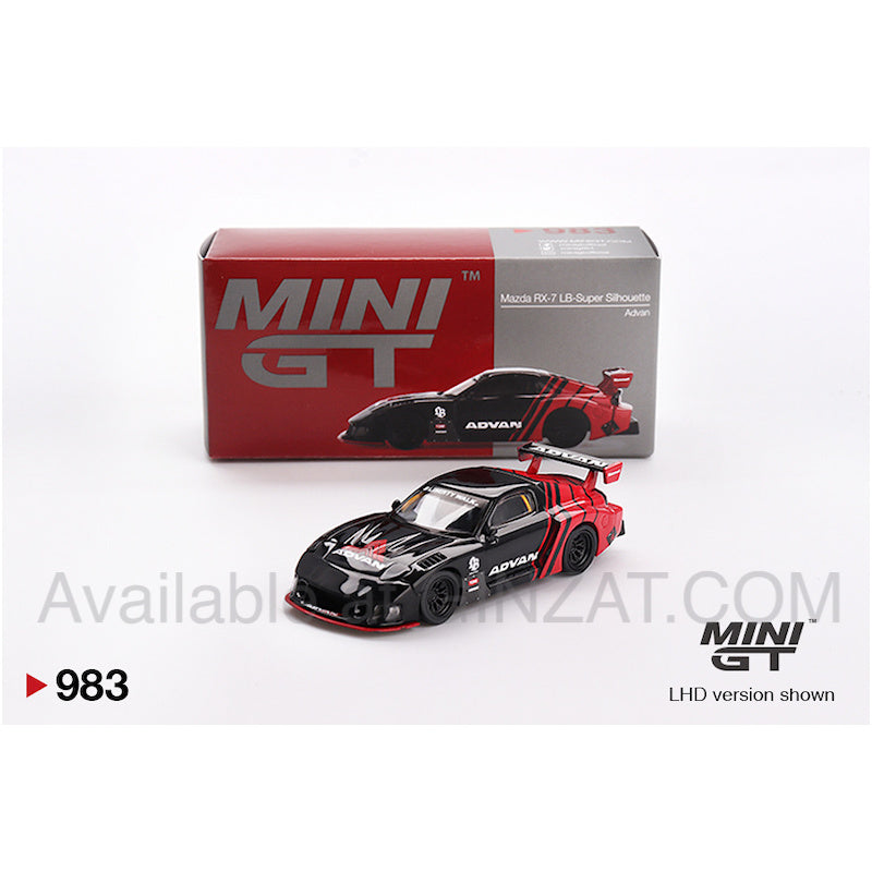 Mazda RX-7 LB-Super Silhouette Advan, Mini GT No. 983 diecast model car