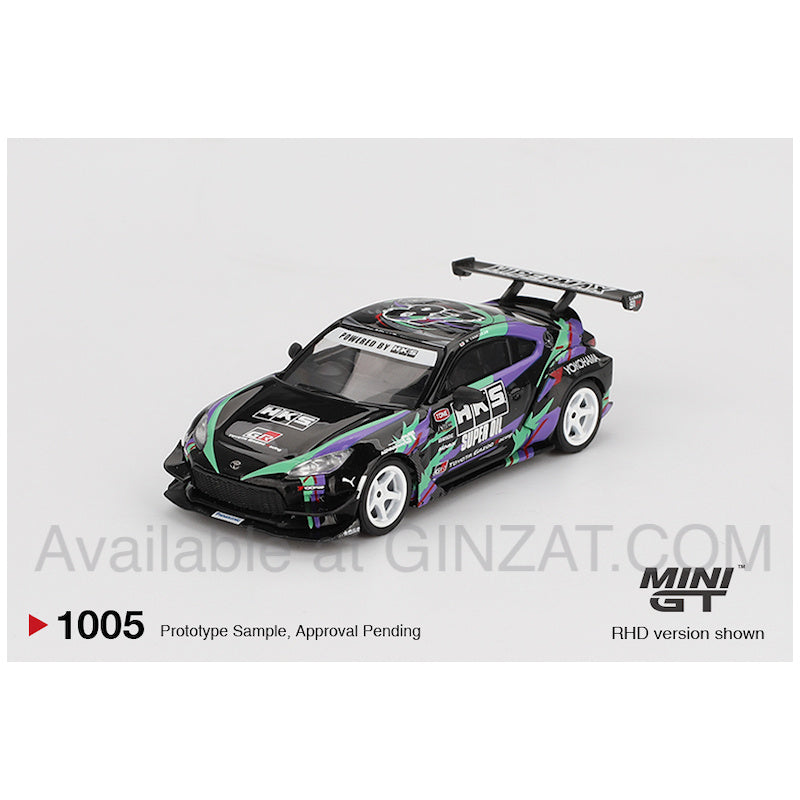 Toyota GR86 HKS TYPE R 2022 Tokyo Auto Salon, Mini GT No. 1005 diecast model car