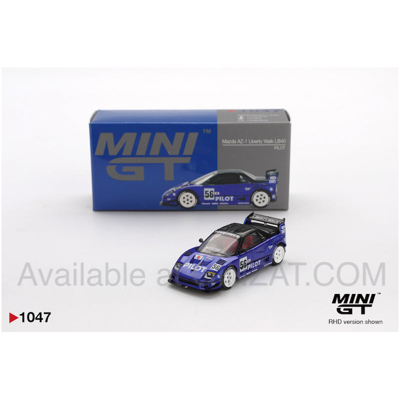 MINI GT 1/64 Mazda AZ-1 Liberty Walk LB40 PILOT