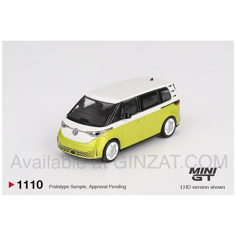 MINI GT 1/64 No. 1110 Volkswagen ID.Buzz Candy White / Pomelo Yellow (RHD)