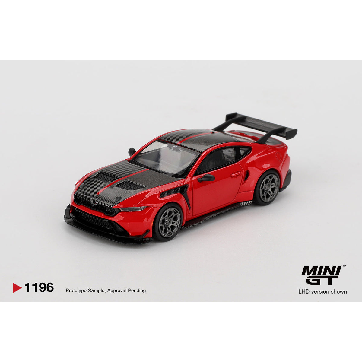 MINI GT 1/64 Ford Mustang GTD Race Red MGT01196
