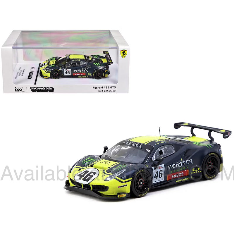 Ferrari 488 GT3 Gulf 12h 2019 V.Rossi > A.Salucci > L.Marini, Tarmac Works diecast model car