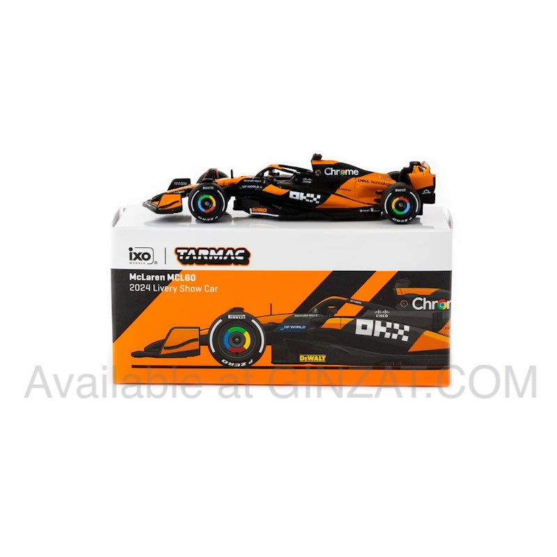 McLaren MCL60 2024 Livery Show Car, Tarmac Works diecast model car