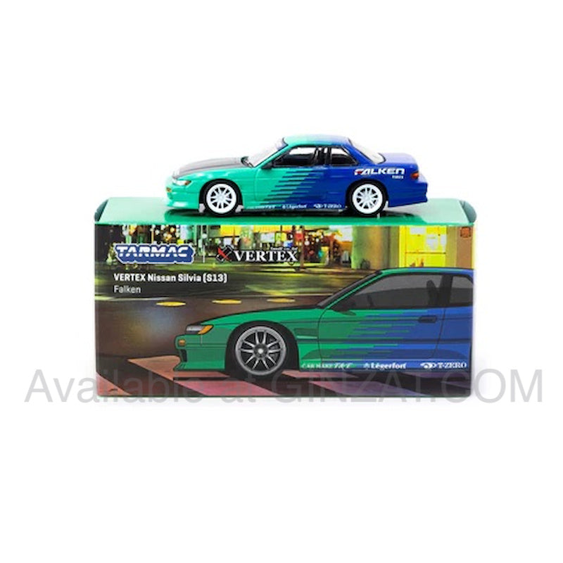 VERTEX Nissan Silvia S13 Falken, Tarmac Works diecast model car