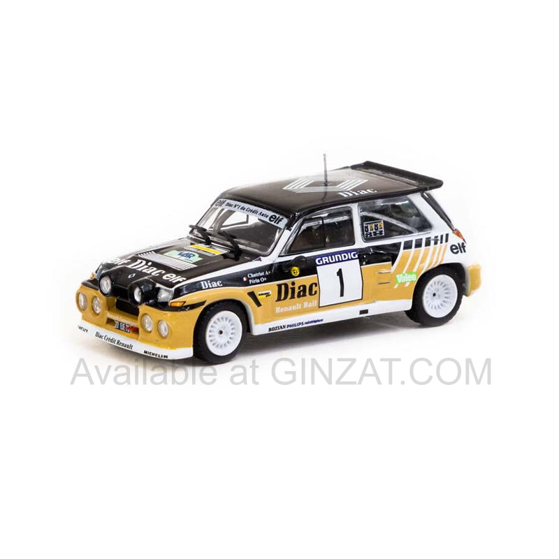 Renault 5 MAXI Turbo Rallye du Var 1986, Tarmac Works 1/64 diecast model car