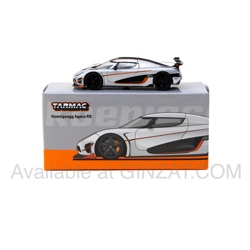 Koenigsegg Agera RS Moon Silver / Black, Tarmac Works 1/64 diecast model car