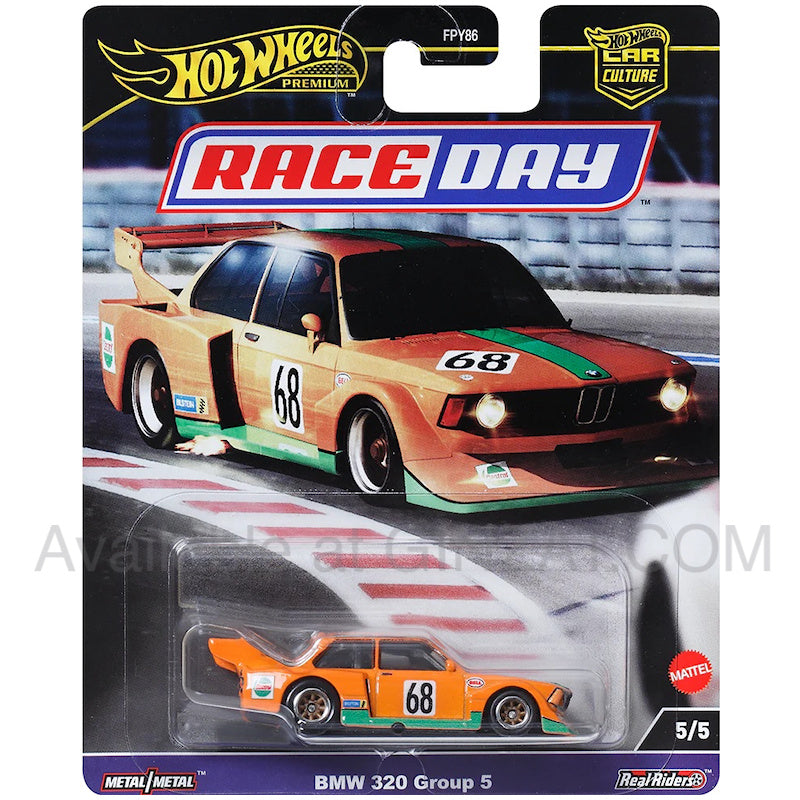 BMW 320 Group 5, Hot Wheels Premium (Race Day) diecast model car