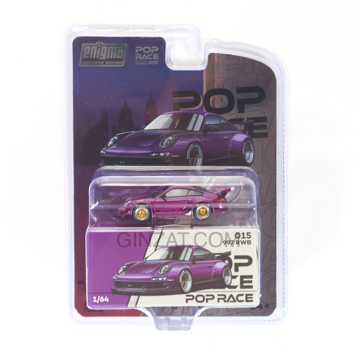 POP Race 1:64 997 RWB Purple