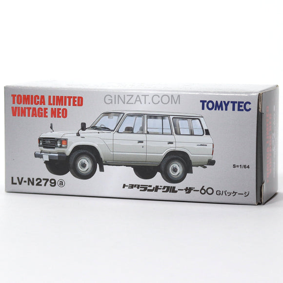 Toyota Land Cruiser 60 G Package (White), Tomytec Tomica Limited Vintage Neo diecast model 1/64
