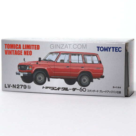 Toyota Land Cruiser 60 Standard Grade Up Van (Red), Tomytec Tomica Limited Vintage Neo diecast model 1/64