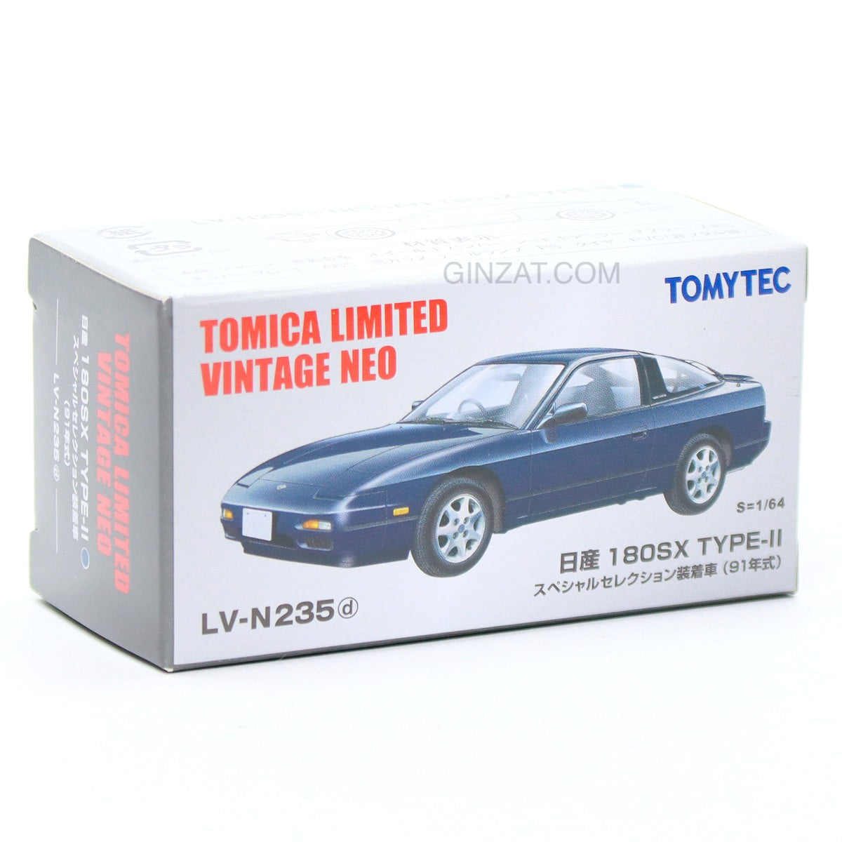 NISSAN 180SX Type II (91’), Tomica Limited Vintage Neo diecast model car