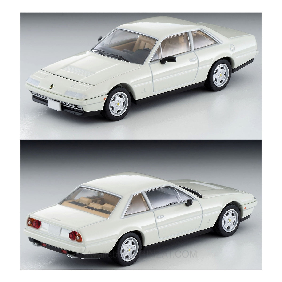 Ferrari 412 (White), Tomica Limited Vintage LV-N Diecast Model Car