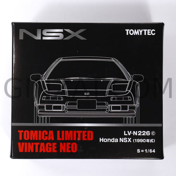 Honda NSX 1990 Black, Tomytec Tomica Limited Vintage Neo 1/64 diecast model car LV-N226c
