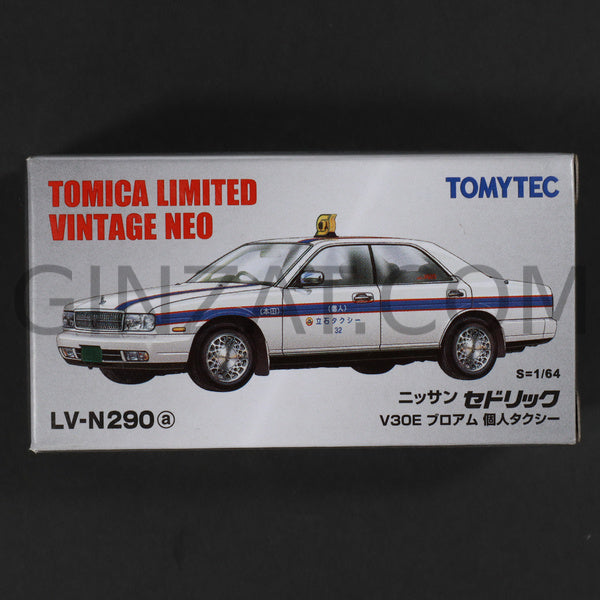 Nissan Cedric V30E Brougham Private Taxi, Tomytec Tomica Limited Vintage Neo diecast model car LV-N290a