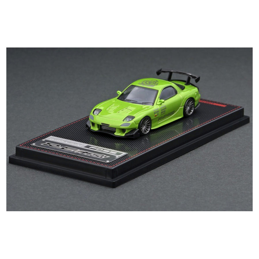 Mazda RX-7 (FD3S) RE Amemiya Green Metallic, Ignition Model diecast model car