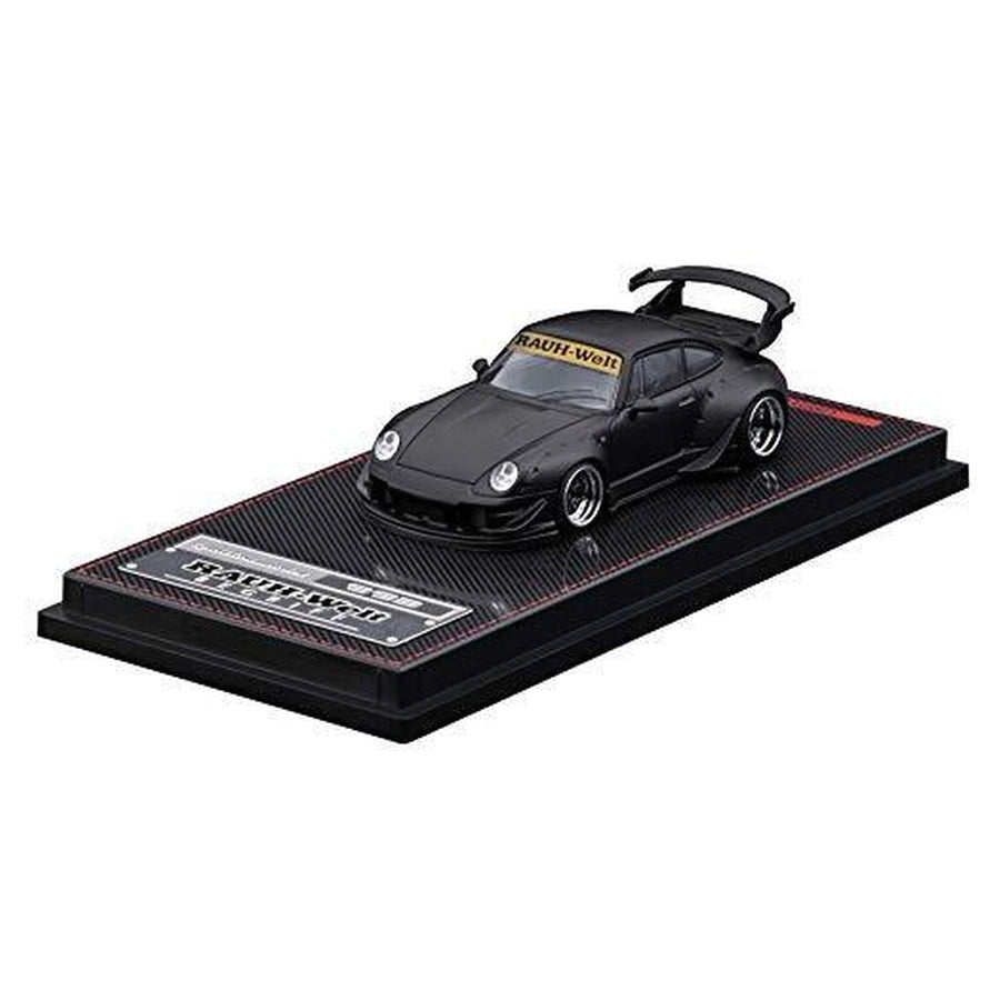 RWB 993 Matte Black, Ignition Model diecast model car