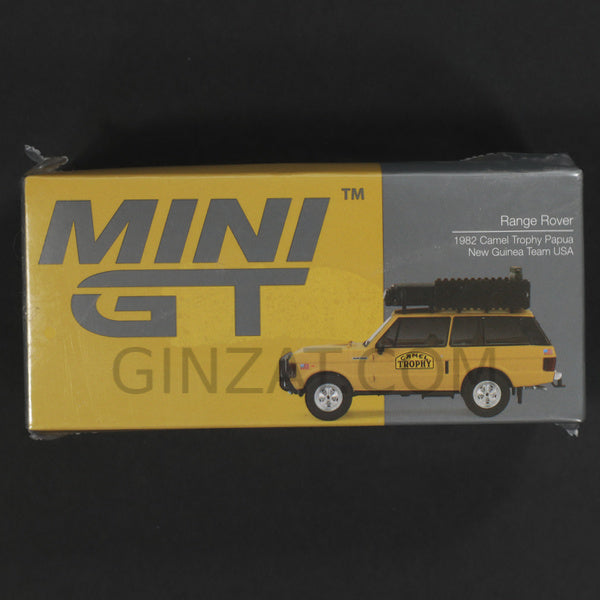 Range Rover 1982 Camel Trophy Papua New Guinea Team USA, Mini GT No. 509 diecast model car