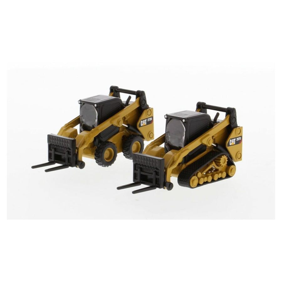 CAT 272D2 Skid Steer Loader & CAT 297D2 Compact Track Loader, Diecast Master diecast model Vehicle