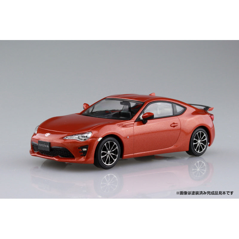 Toyota 86 (orange metallic), The Snap Kit, Aoshima Plastic Model Car (Scale 1/32)
