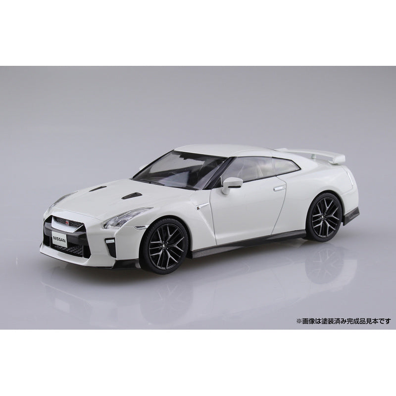 Nissan GT-R (Brilliant White Pearl), The Snap Kit, Aoshima Plastic Model Car (Scale 1/32)