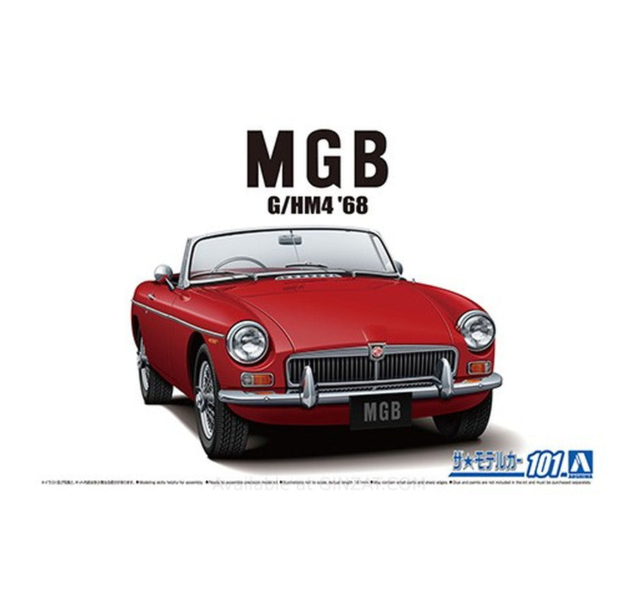Aoshima 1/24 BLMC G/HM4 MG-B MK-2 '68 Plastic Model Kit