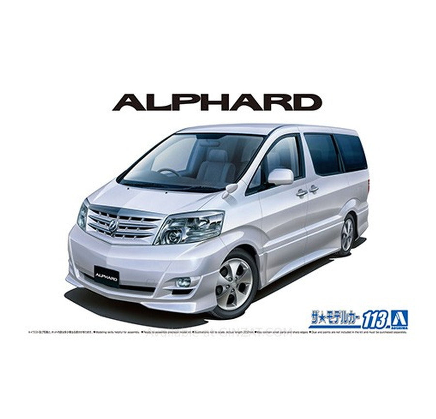 Aoshima 1/24 TOYOTA NH10W ALPHARD G/V MS/AS '05 Plastic Model Kit