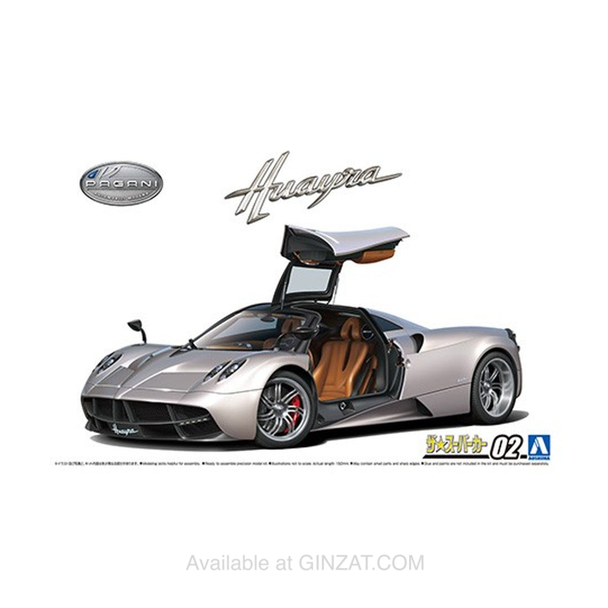 PAGANI HUAYRA ‘12, Aoshima 1/24 Plastic Model Kit