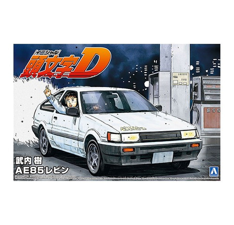 AOSHIMA 1/24 INITIAL-D No.10 TAKEUCHI ITSUKI AE85 LEVIN(TOYOTA)