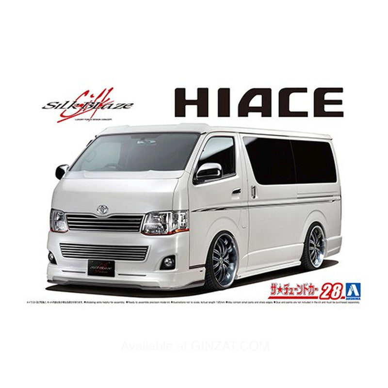 Aoshima 1/24 SILKBLAZE TRH200V HIACE VerIII '10 (TOYOTA) Plastic Model Kit