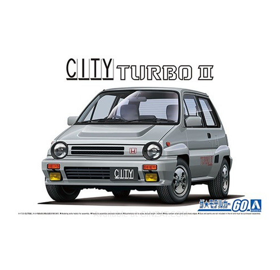 Aoshima 1/24 Honda AA CITY TURBO? '85 Plastic Model Kit