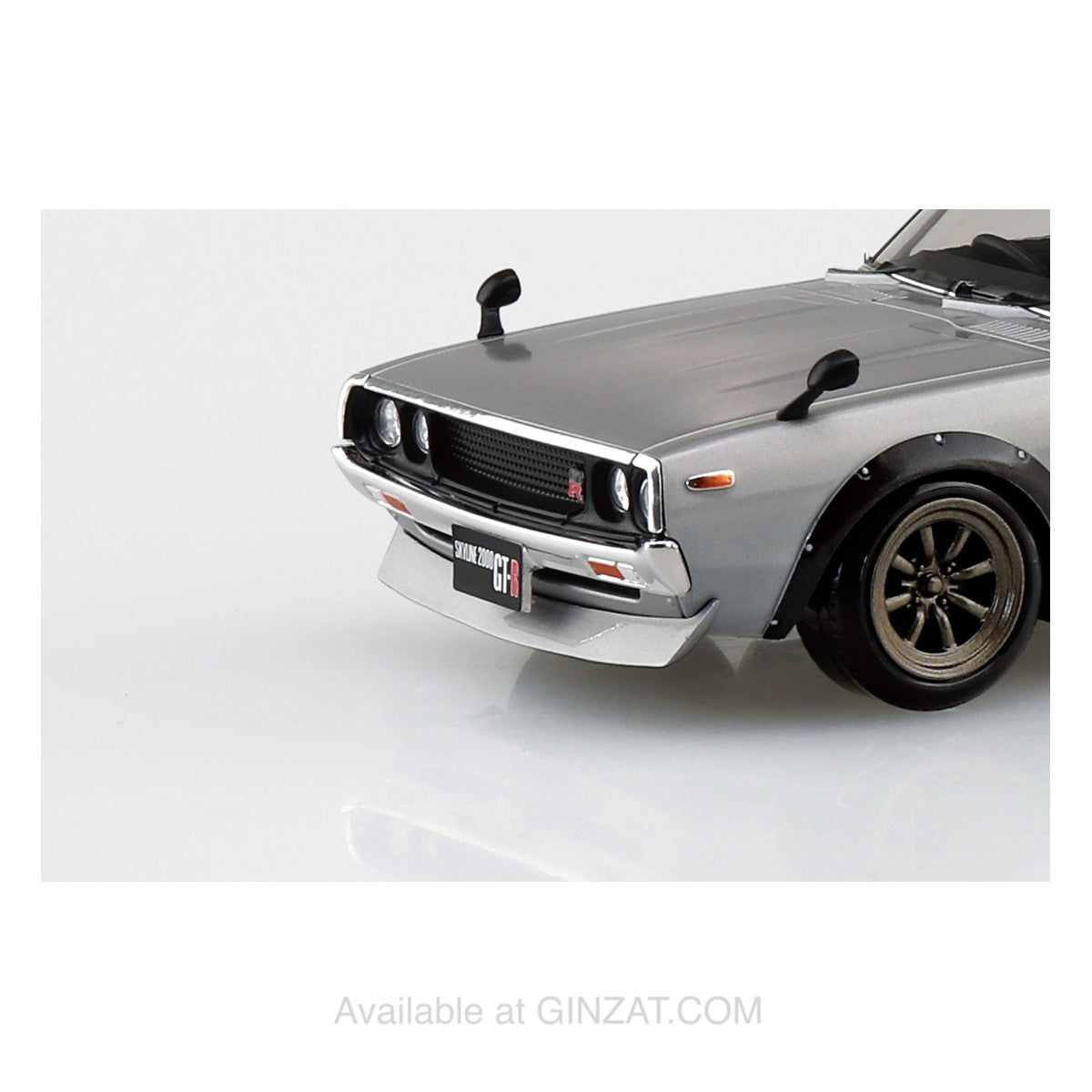 NISSAN C110 SKYLINE GT-R CUSTOM (SILVER), The Snap Kit, Aoshima Plastic Model Car (Scale 1/32)