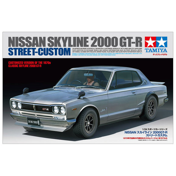 Nissan Skyline 2000GT-R STREET CUSTOM, Tamiya Plastic Model Kit (Scale 1/24)