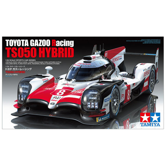 Toyota Gazoo Racing TS050 HYBRID, Tamiya Plastic Model Kit (Scale 1/24)